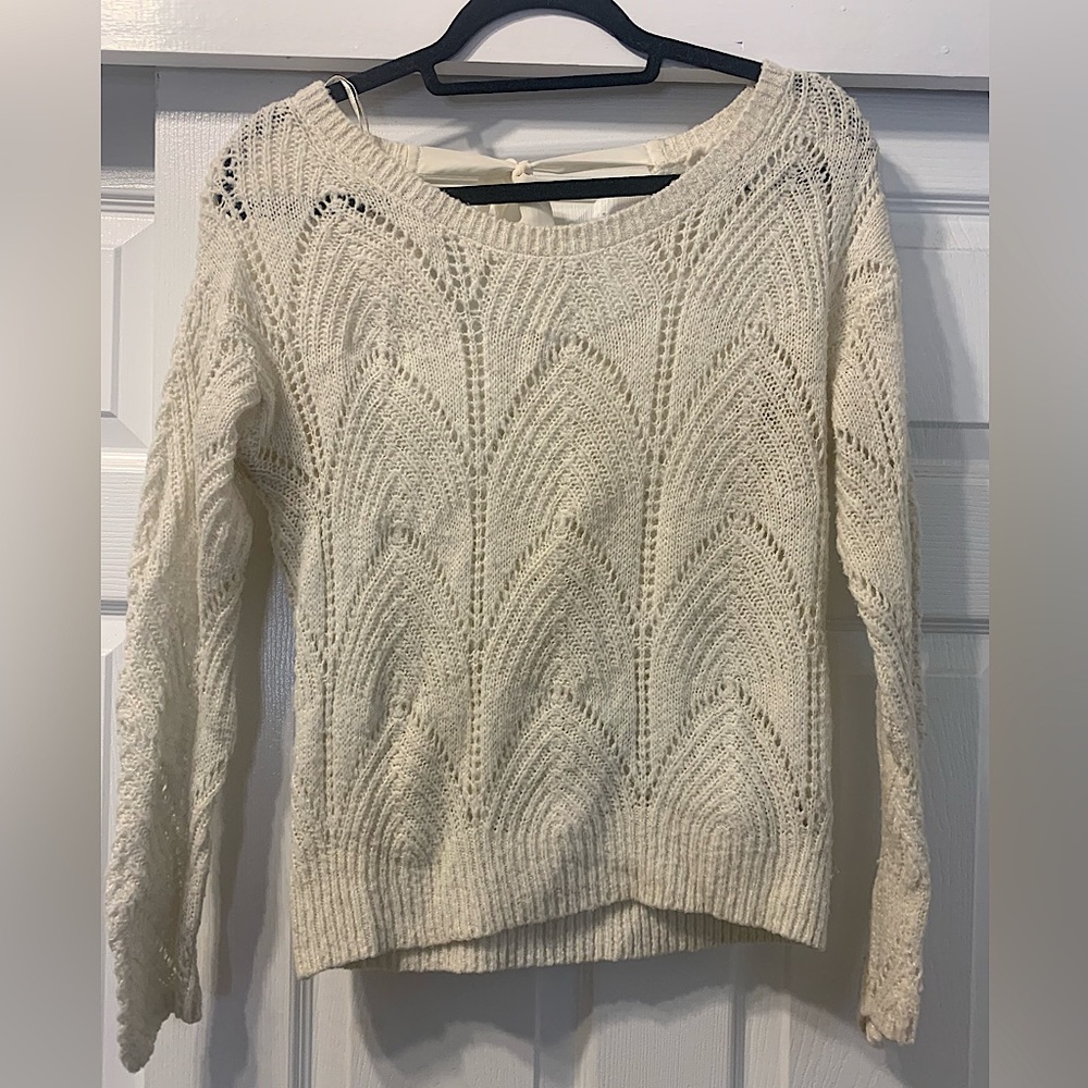 Ivory Lauren Conrad size small sweater